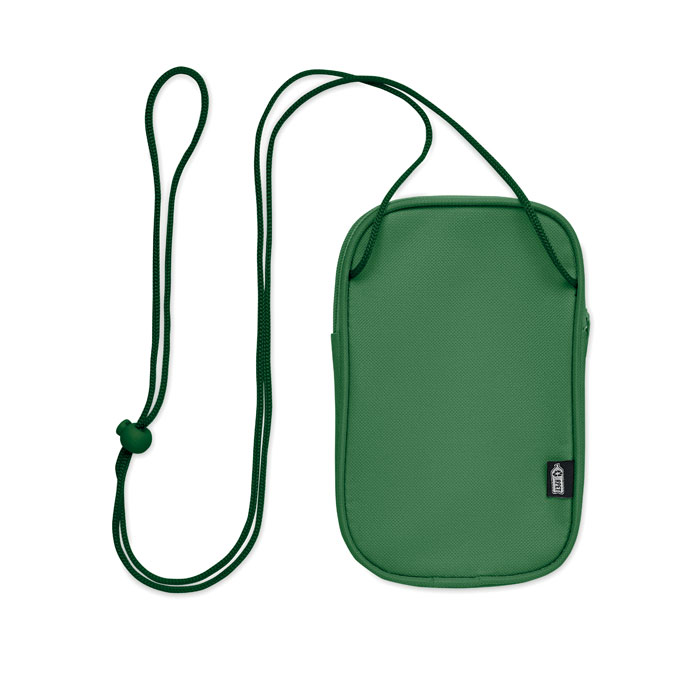 KOROVIN POUCH - Crossbody reistas RPET - Groen
