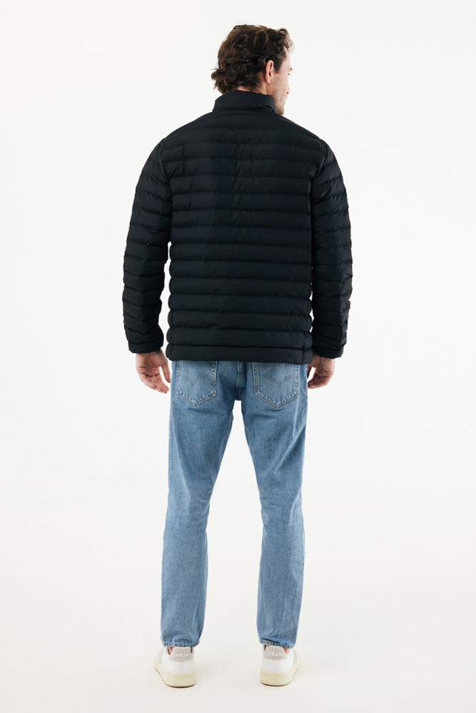 IQONIQ Maiko heren gerecycled polyester jas met voering
