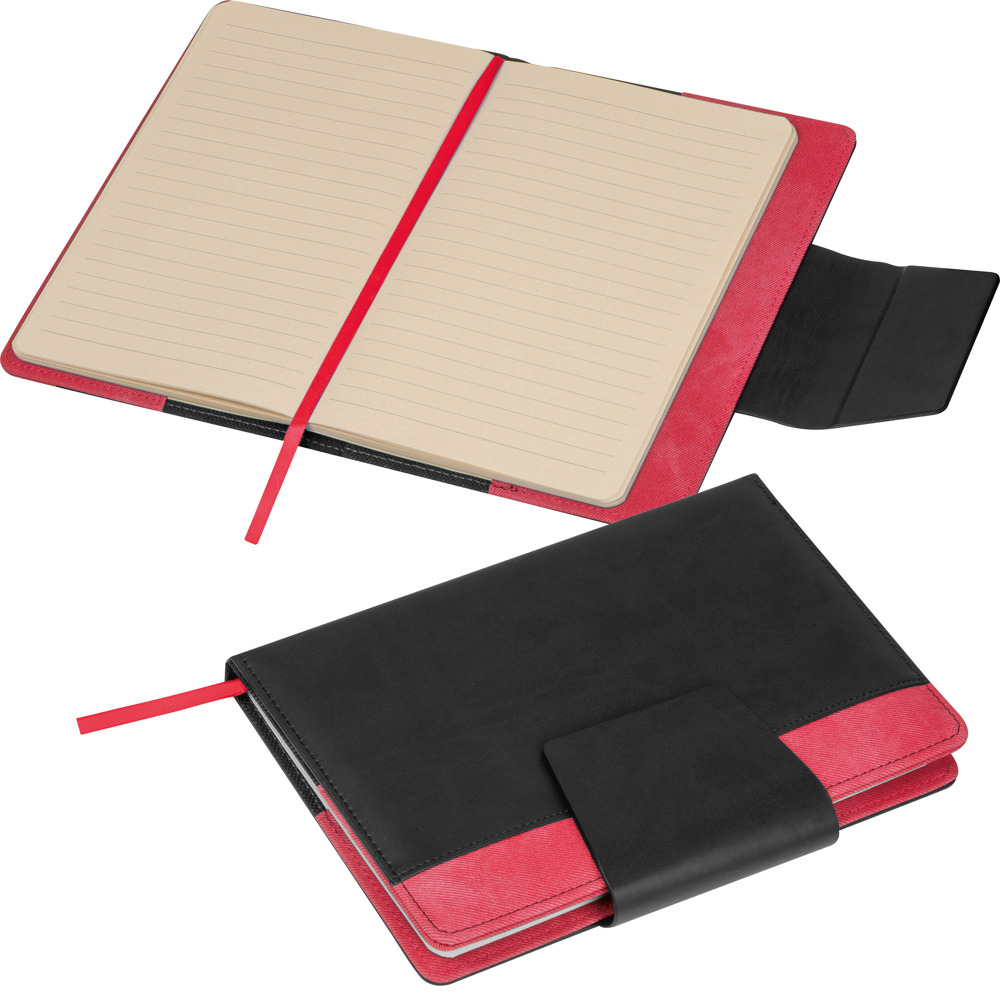 A5 notitieboekje Asuncion - Rood