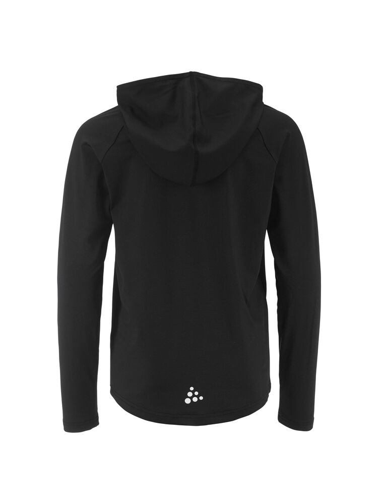 Craft - Ability Long Sleeve Hood Jr Black 134/140