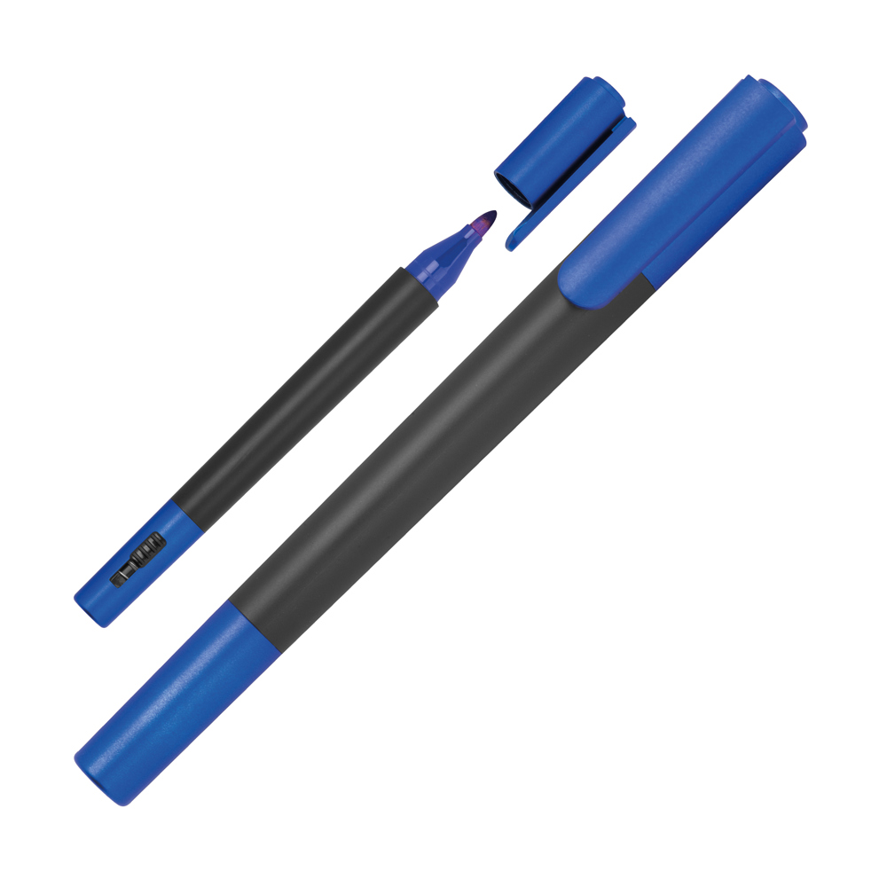 2-in-1 snijplotter met viltstift - blauw