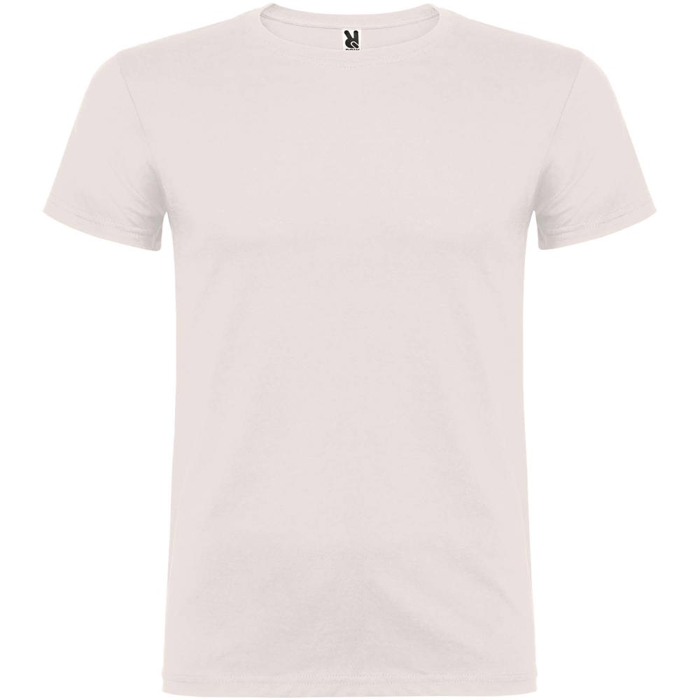 Beagle 155 g/m² herenshirt met korte mouwen - Vintage wit