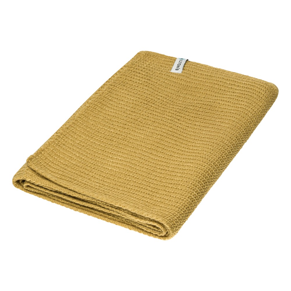 Nilton's Grof gebreide sjaal - Mosterdgeel (PMS 110c) / Mosterdgeel