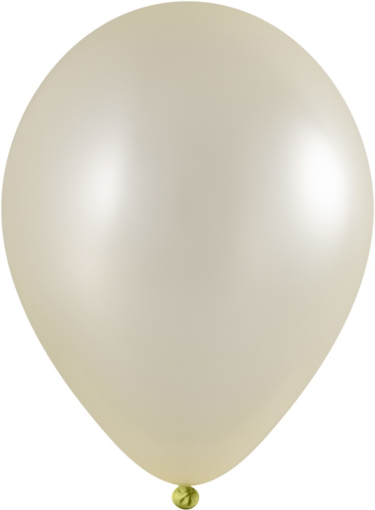Ballonnen bedrukt High Quality Precision Print Ø 33 cm / omvang 85-95 cm / 11 inch - Licht geel Metallic (2611)