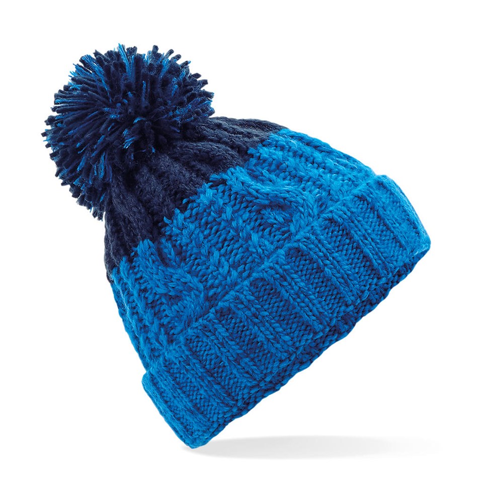 Apres Beanie - azure blue/oxford navy
