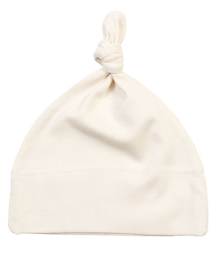 Baby One Knot Hat - Organic Natural