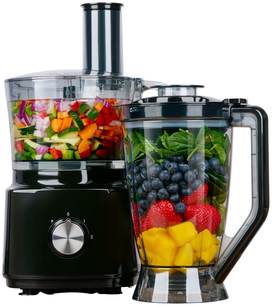 ALPINA Food Processor 2L 750W 230V Black- Zwart