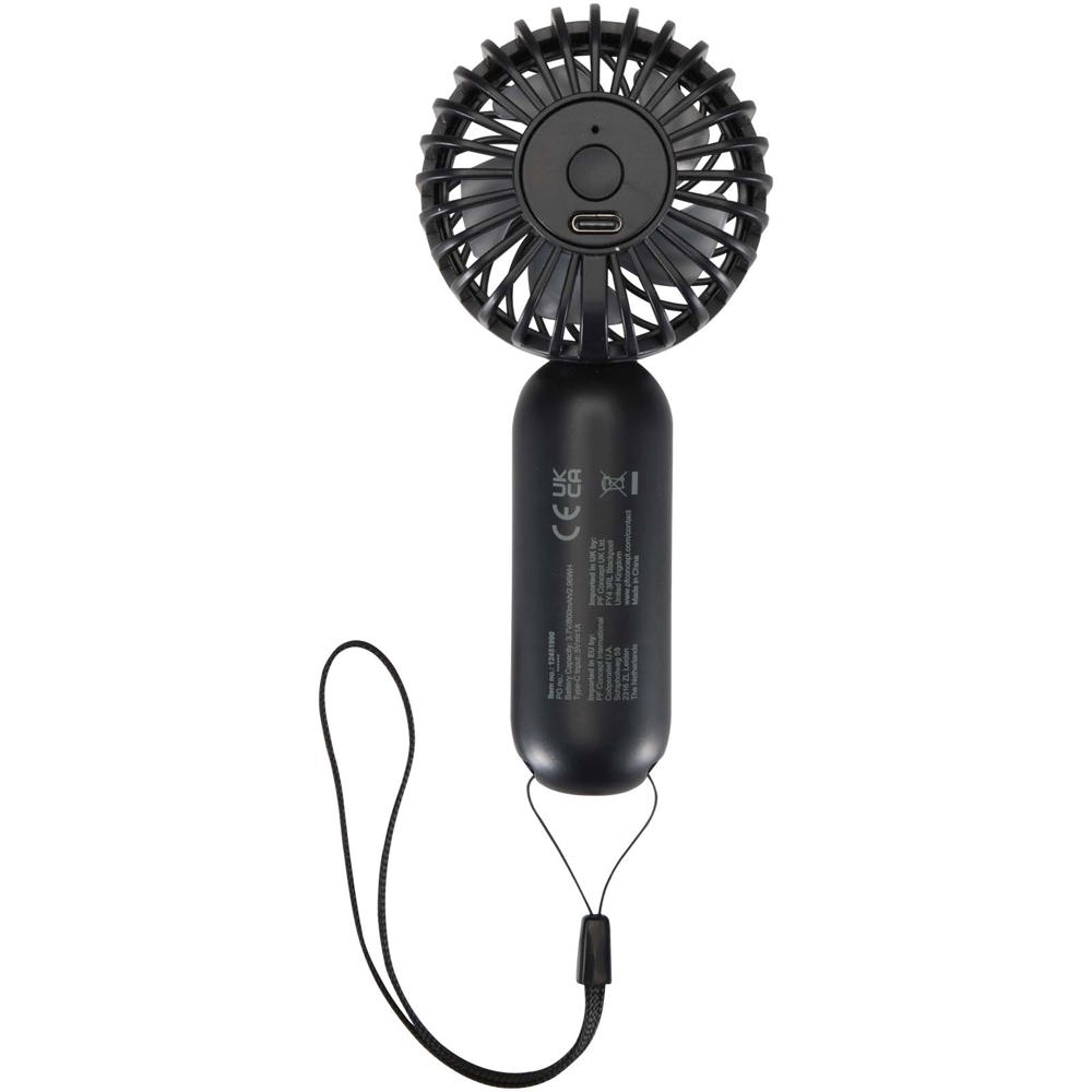 Aervia draagbare ventilator van gerecycled plastic