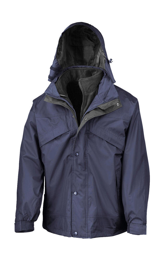 3-in-1 Jacket with Fleece - Navy