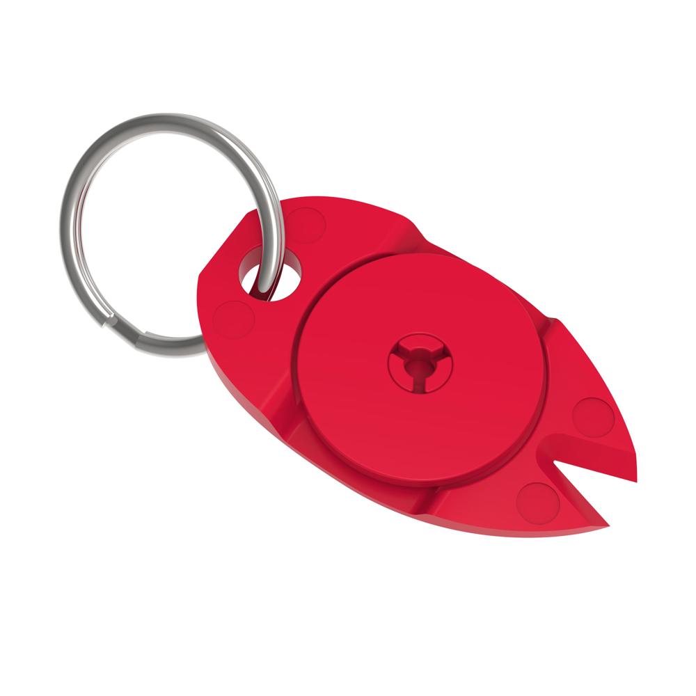 Sleutelhanger "Tek" - standaard rood