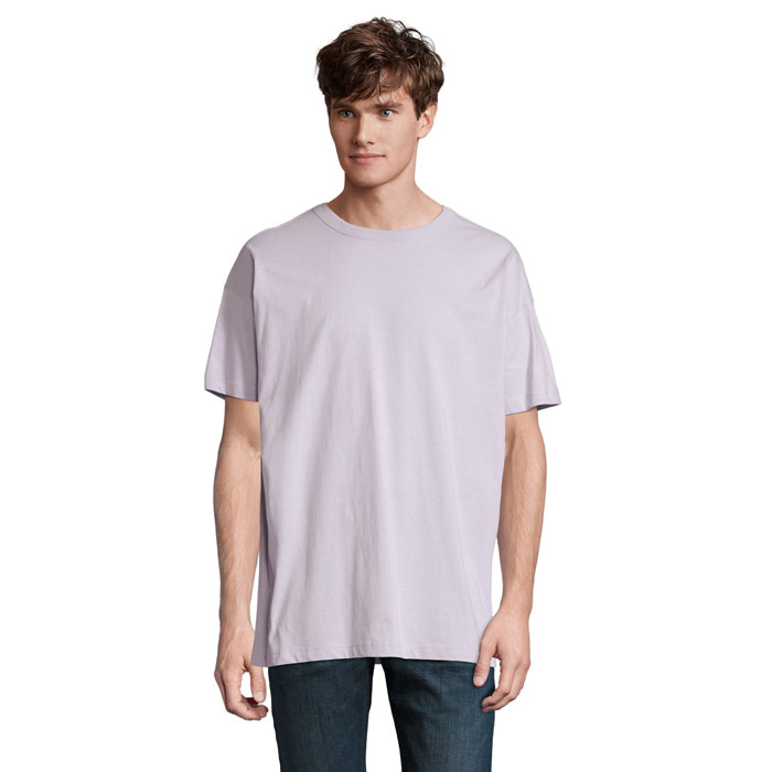 BOXY MEN - BOXY OVERSIZE T-SHIRT HEREN - lila