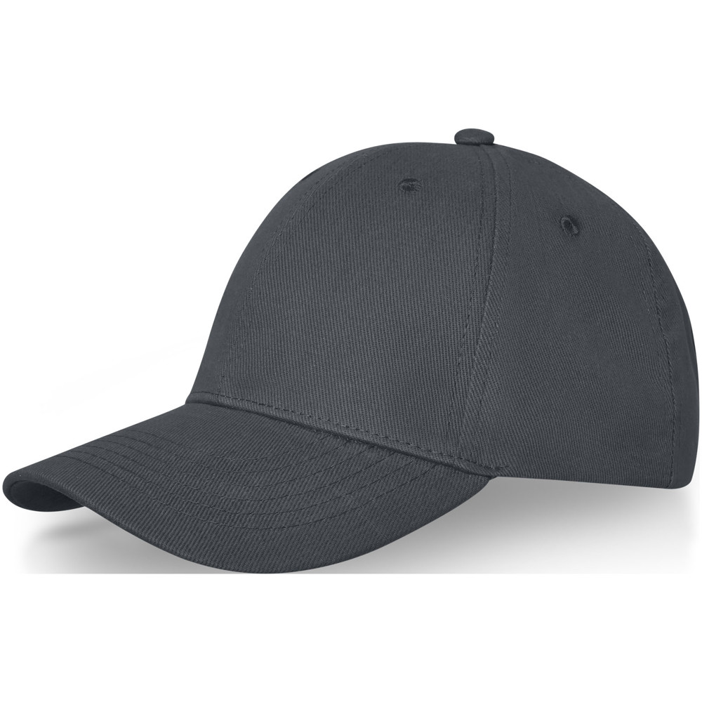 Davis 260 g/m² 6 panel cap - Stormgrijs