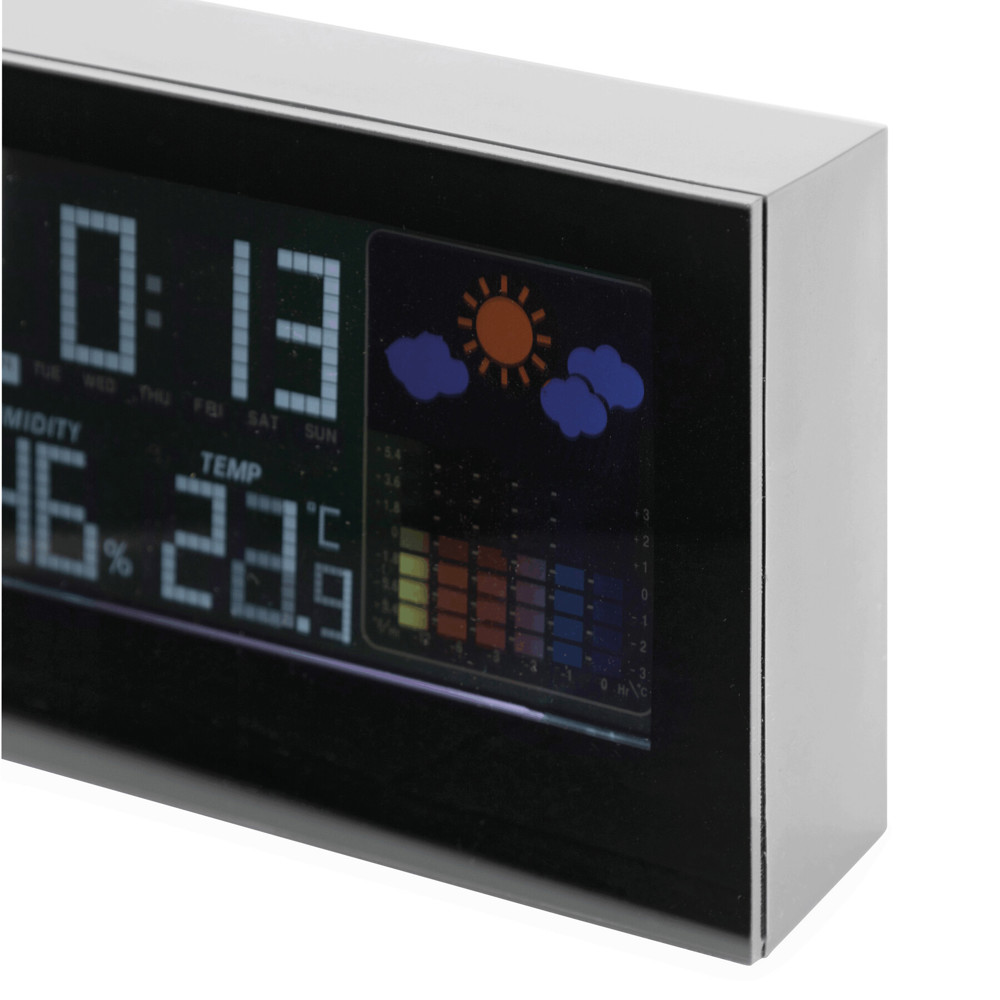 COLOUR - Bureauklok/ weerstation