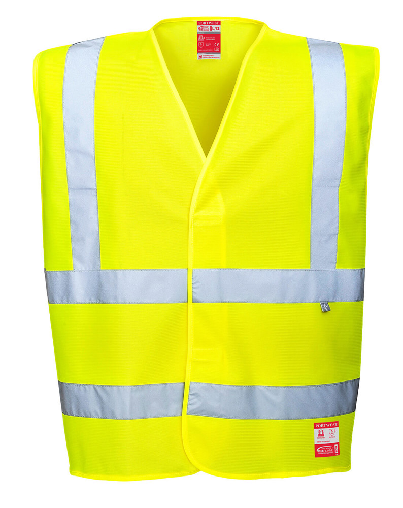 Hi-Vis Antistatisch en vlamvertragend Vest - Yellow