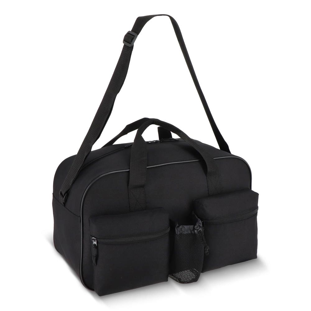 600D gerecycled PET sport- en reistas 46 x 21 x 27.5 cm 25 L - zwart