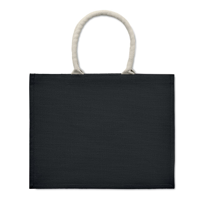 AURA - Jute tas met katoenen hengsels