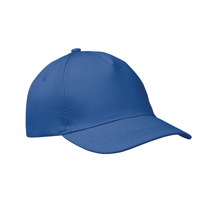 BUZZ - 5 panelen baseballpet 160g/m² - Royal Blauw