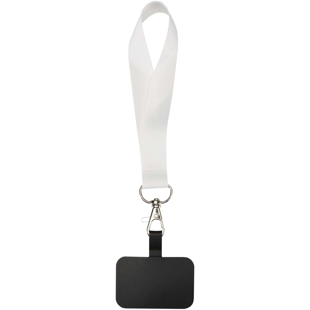 Gaby RPET sublimatie mini lanyard met telefoonhouder