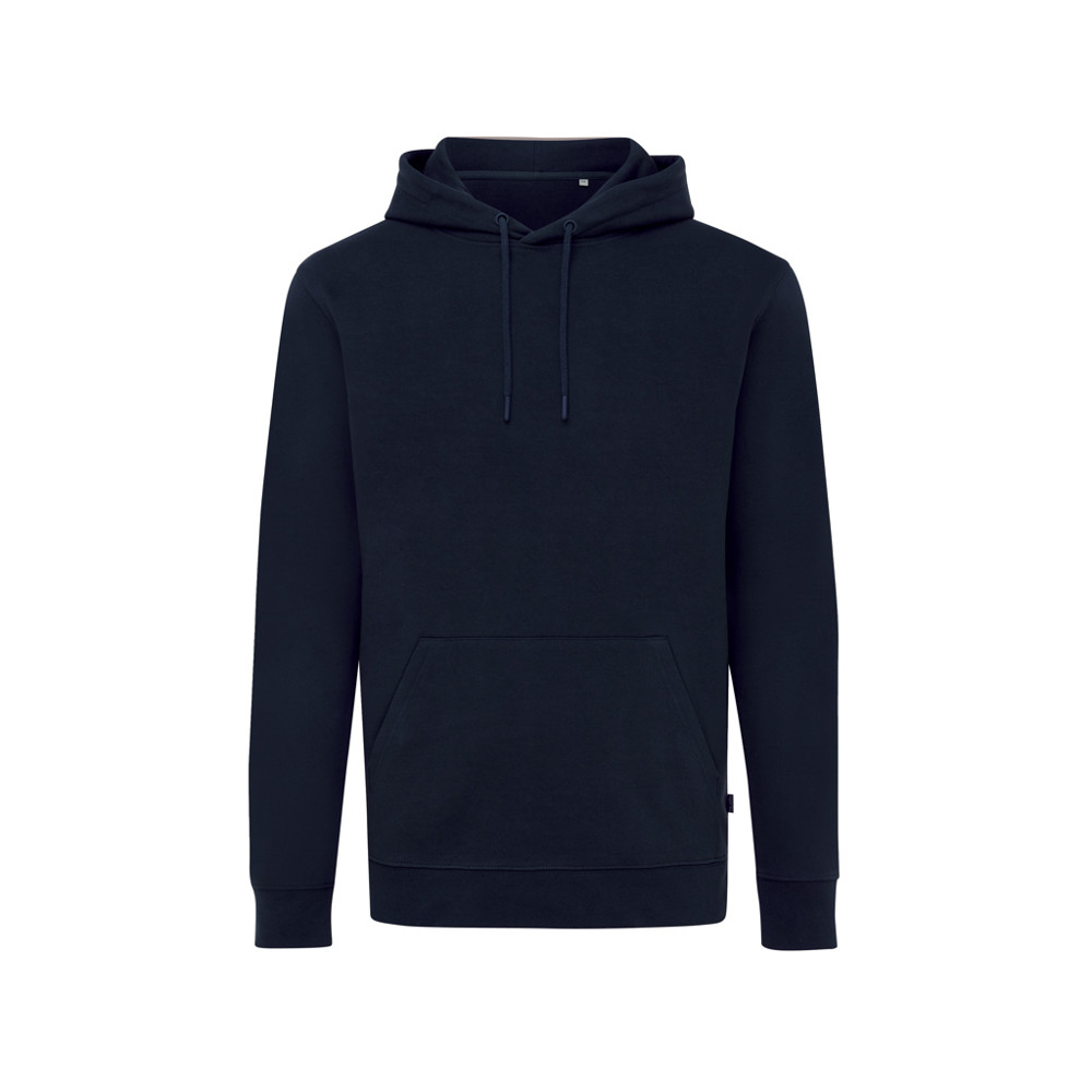 IQONIQ Jasper gerecycled katoen hoodie - donkerblauw (± PMS 19-3923TCX)