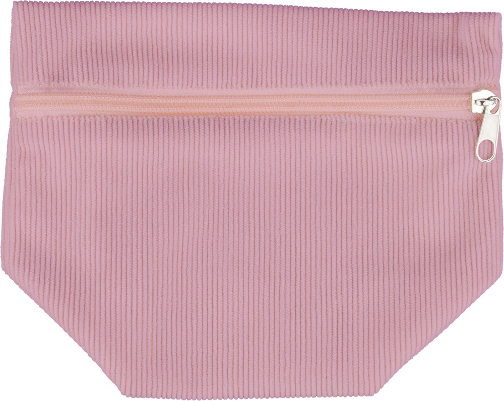 Corduroy toilettasje Tia - pastel roze