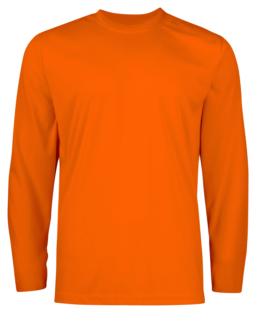 2017 T-SHIRT LANGE MOUWEN - Oranje