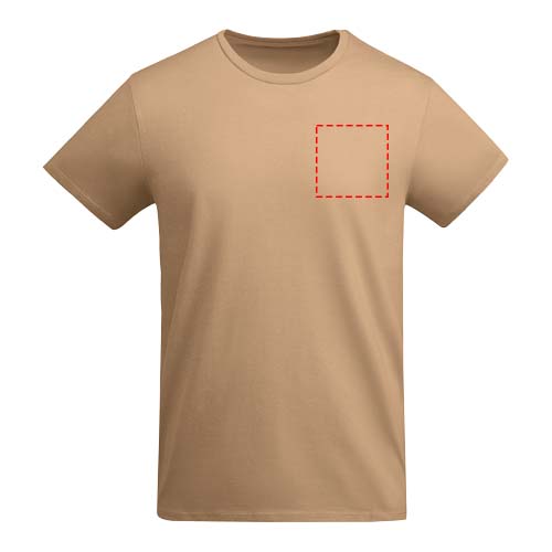 Breda 175 g/m² biologisch katoenen herenshirt met korte mouwen