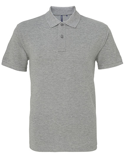 Asquith & Fox - Men´s Classic Fit Polo - Heather Grey