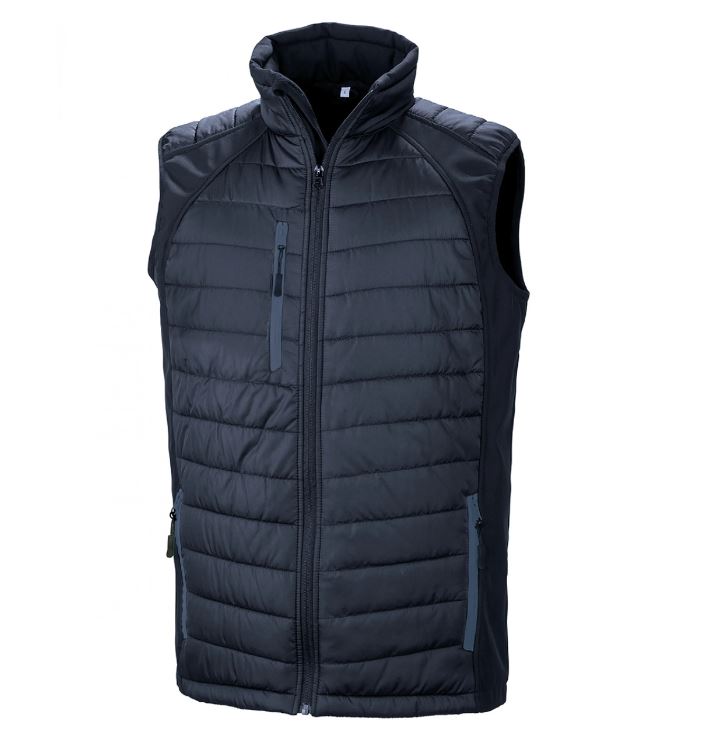 Black Compass softshell gilet - Navy/Navy
