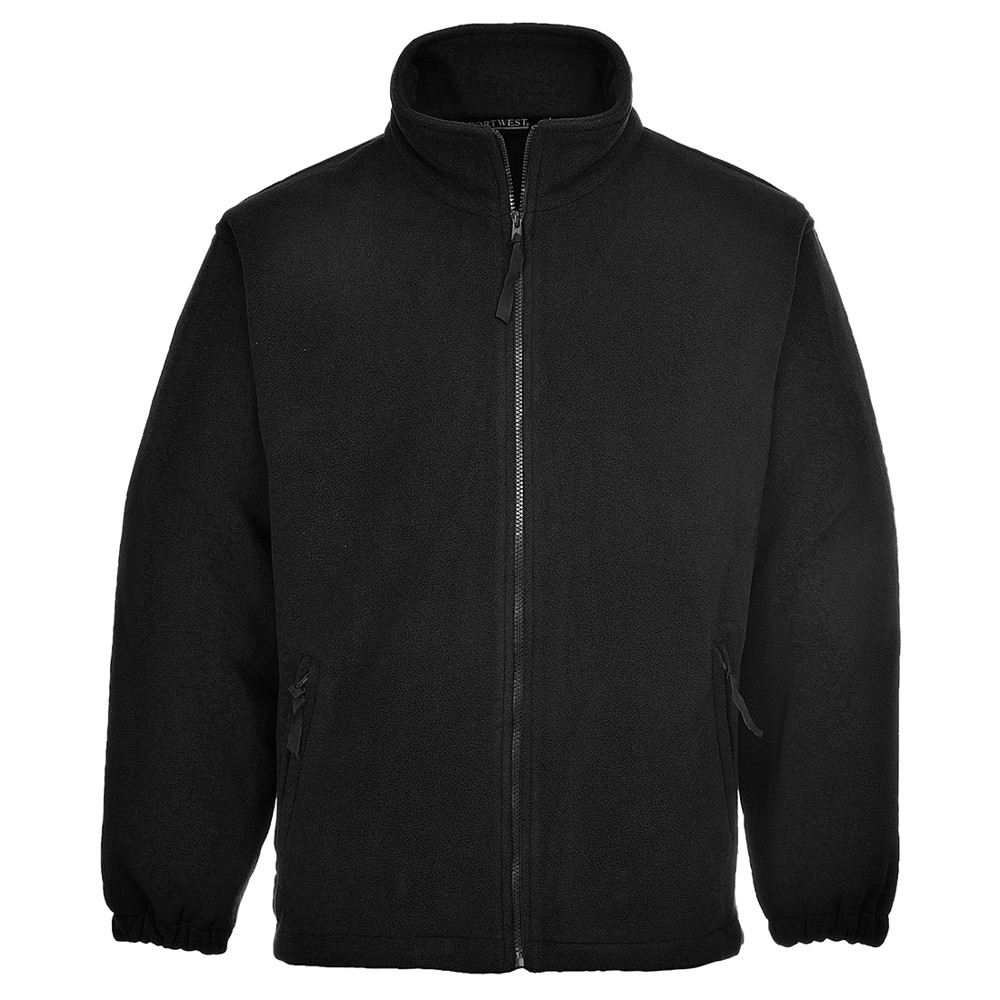 Aran Fleece Heren - black