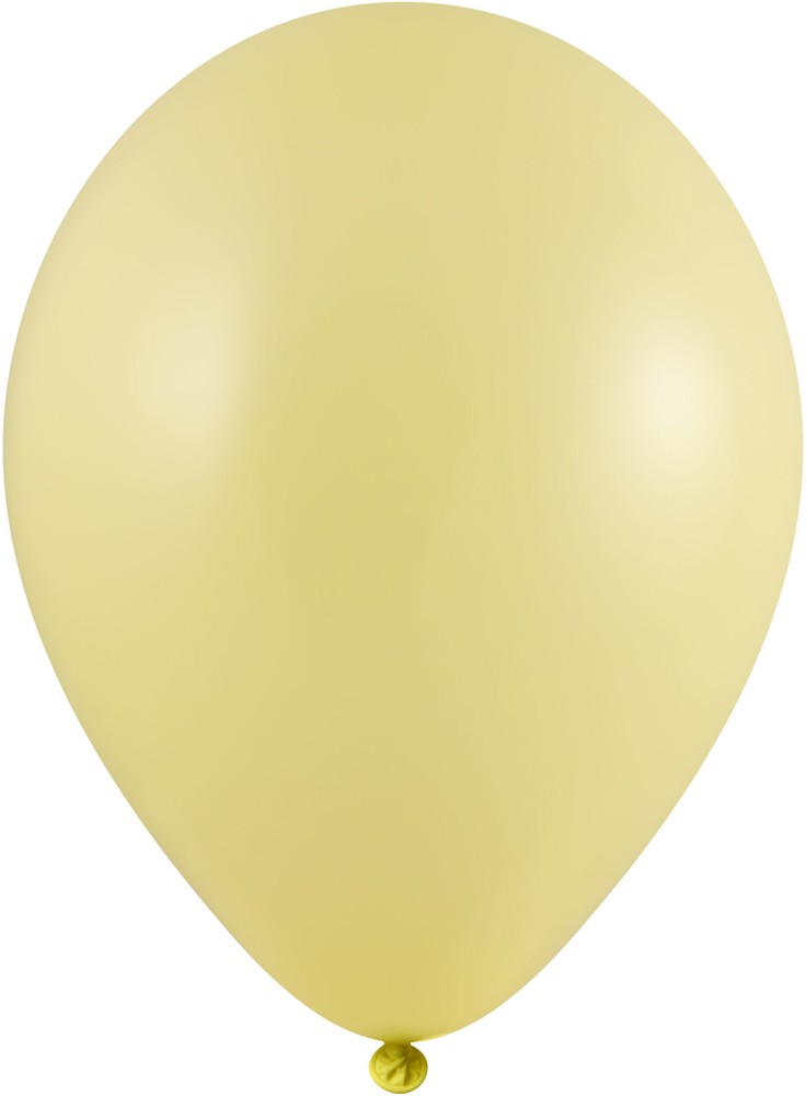 Ballonnen bedrukt High Quality Precision Print Ø 33 cm / omvang 85-95 cm / 11 inch - Licht geel (1010)
