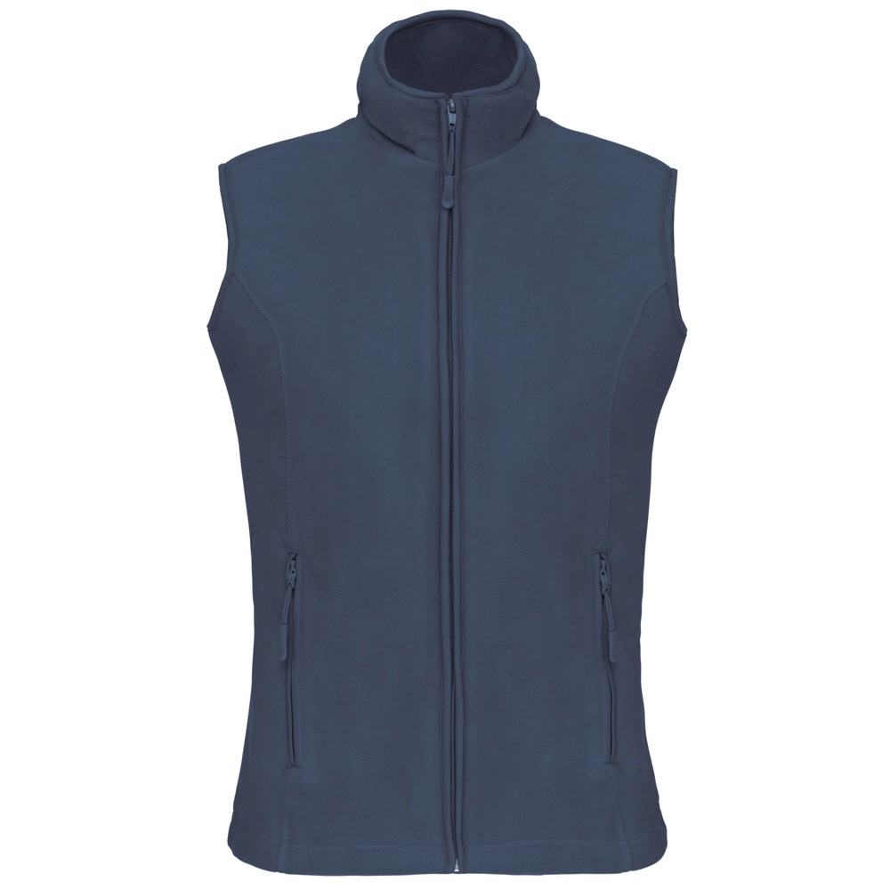 Bodywarmer van microfleece dames - Deep Blue