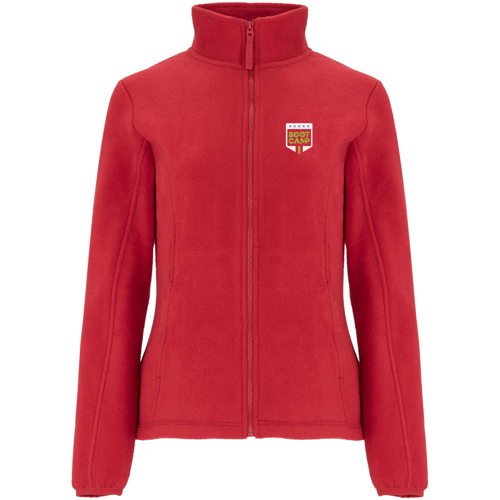 Artic fleece damesjack met volledige rits