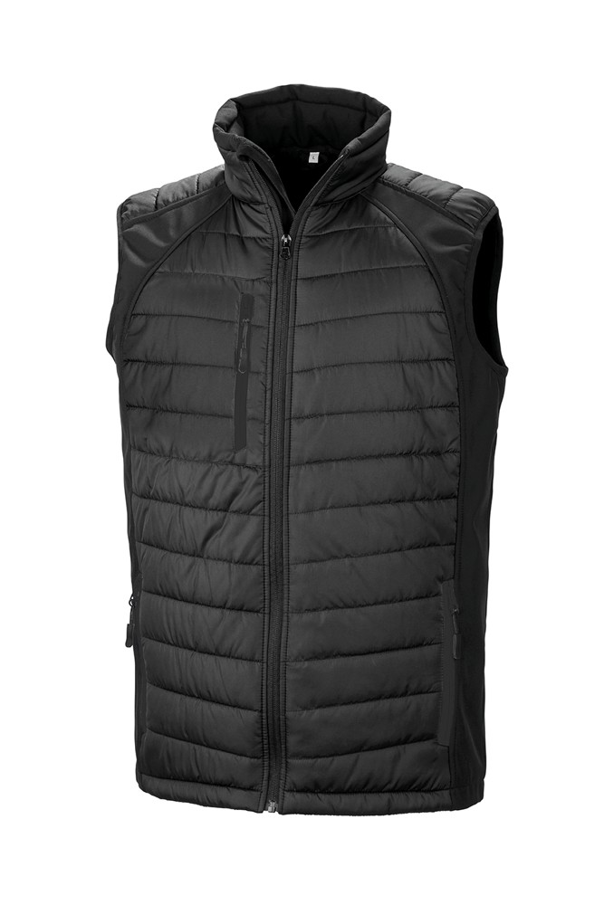 Black Compass softshell gilet