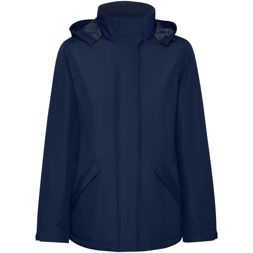 America gewatteerde parkajack voor dames - marineblauw