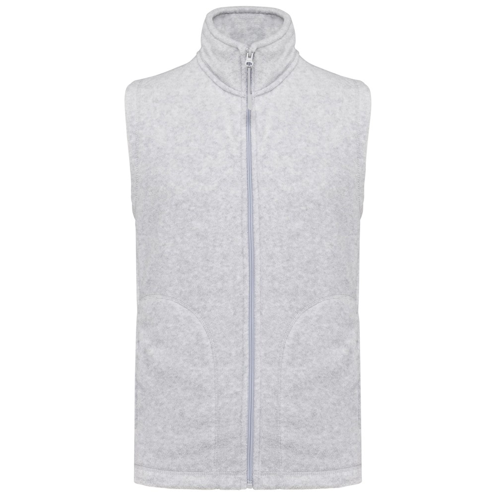 Bodywarmer van microfleece heren