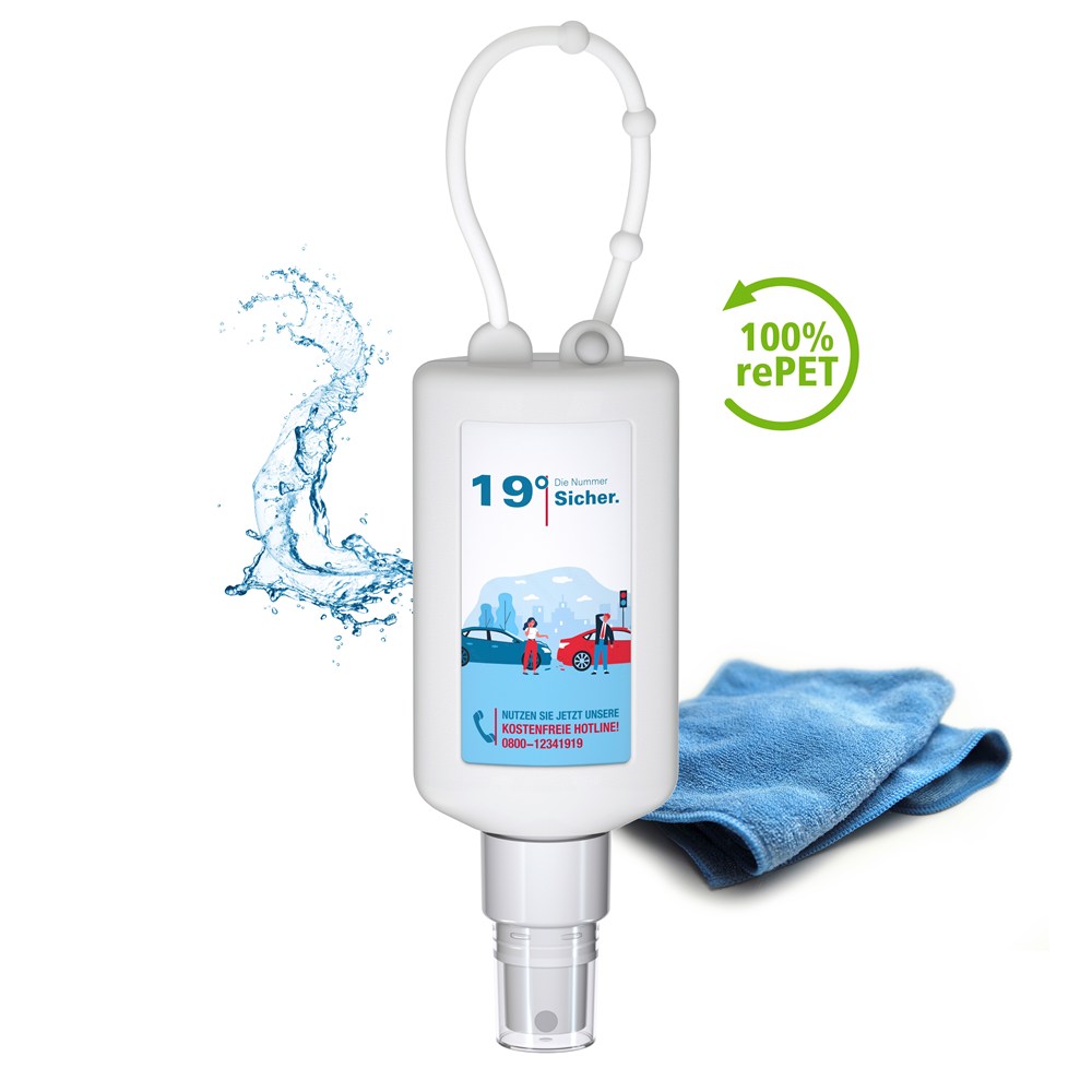 Car Cockpit Cleaner, 50 ml Bumper frost, Body Label (R-PET)