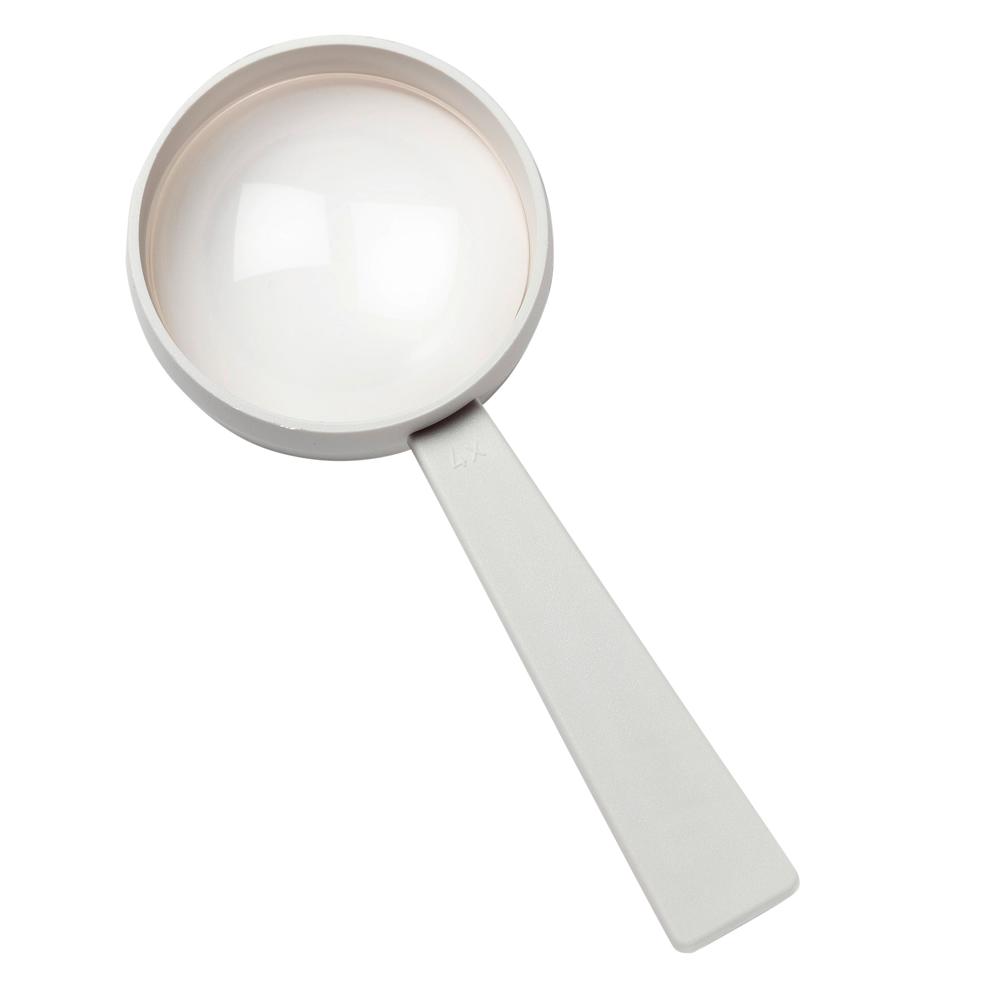 Vergrootglas met handvat "Handle 4 x" - Wit
