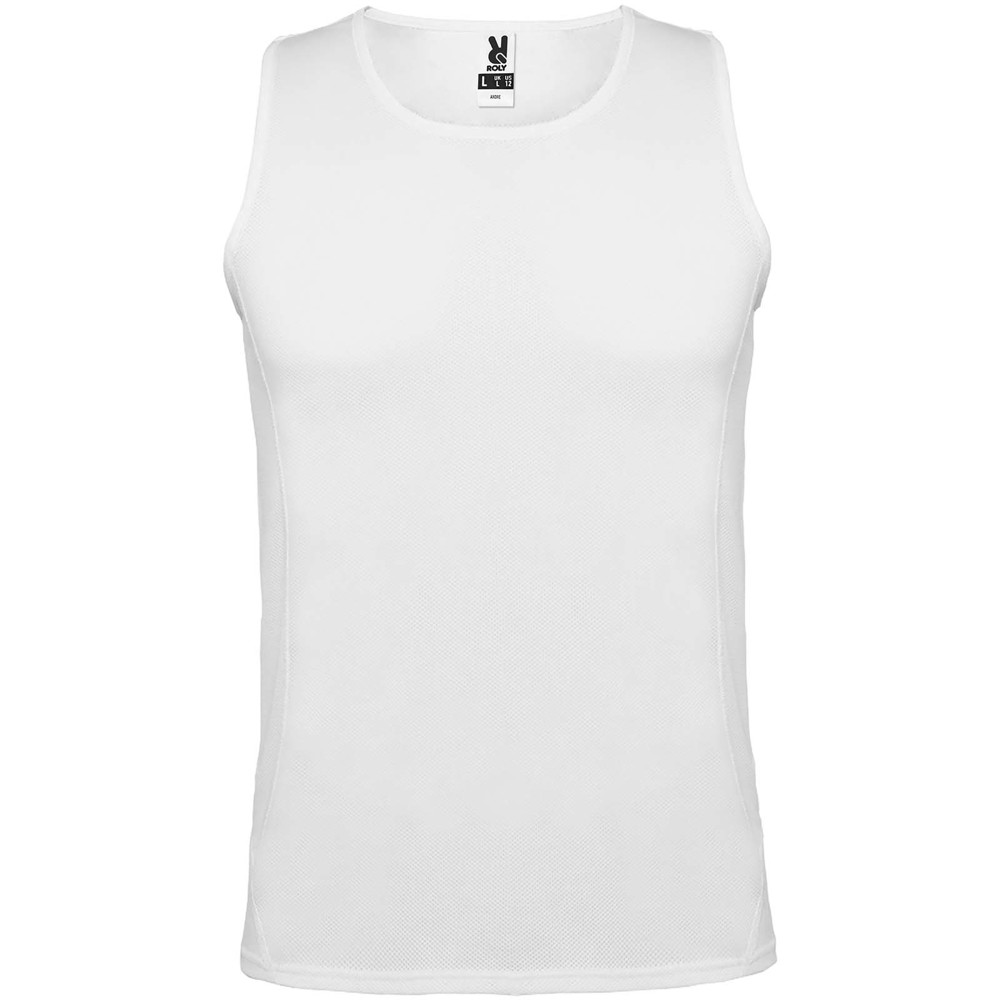 Andre 140 g/m² sporthemd voor heren - wit