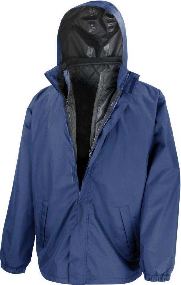 3-in-1 Jacket With Quilted Bodywarmer - Navy