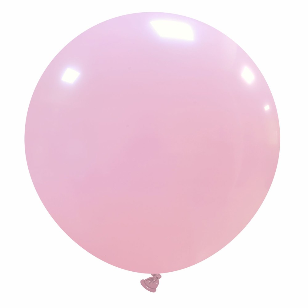 Reuzenballonnen bedrukt - Ø 120 cm / omvang 375 cm / 47 inch - Roze (01)