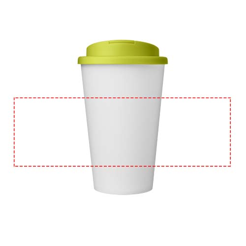 Americano® Eco 350 ml gerecyclede beker met spill-proof deksel