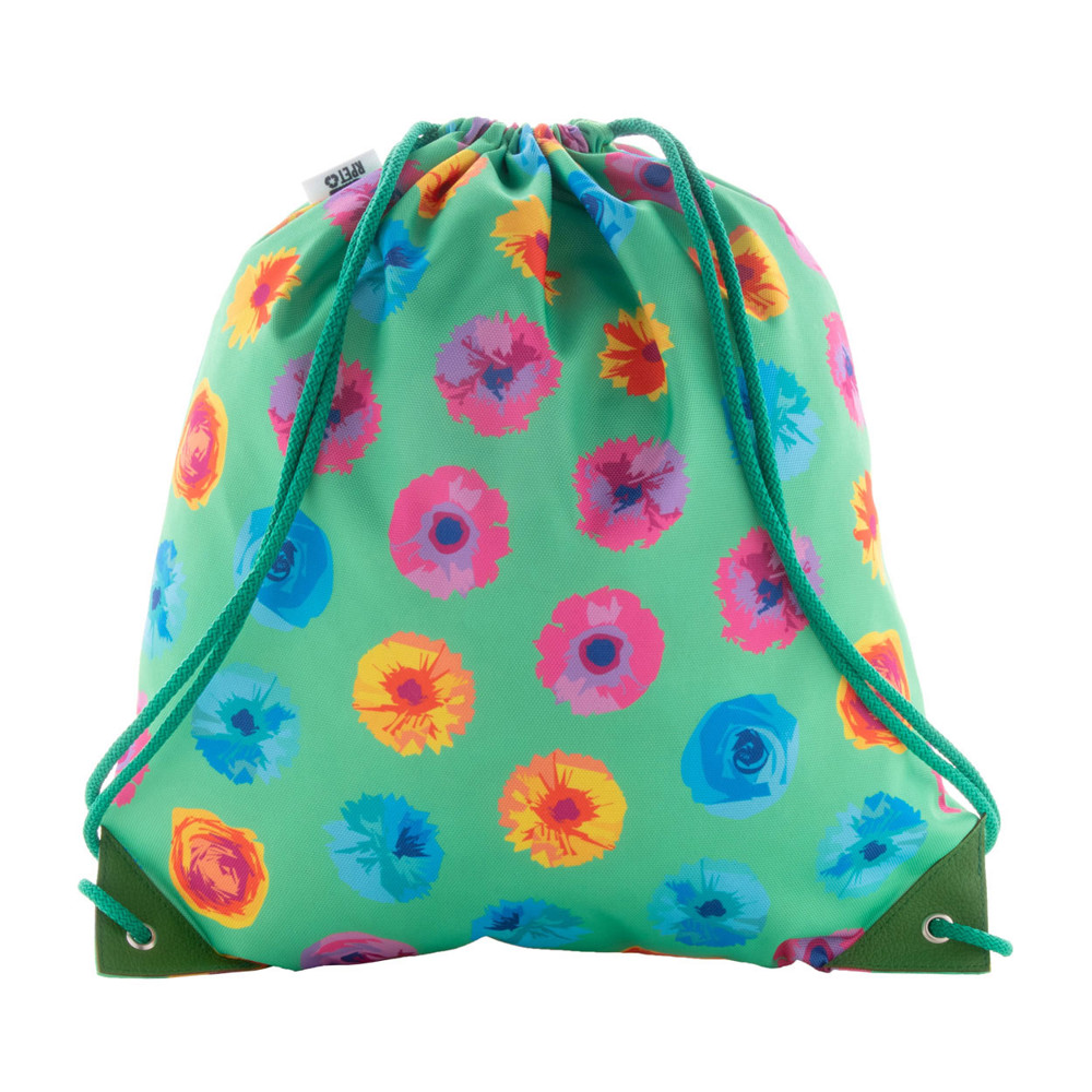 CreaDraw Supreme - Custom made trekkoord tas - groen/wit