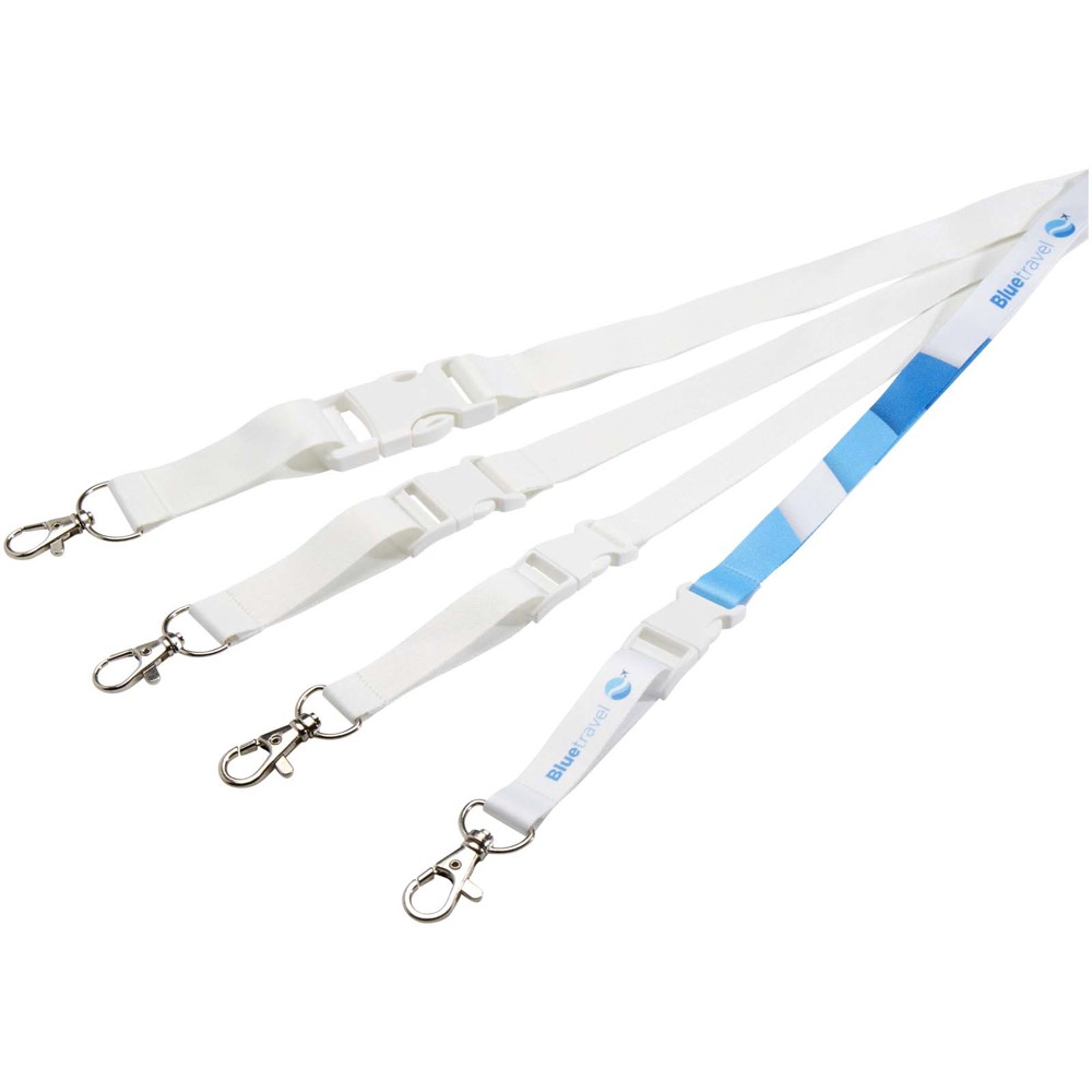 Bucks sublimatie lanyard met veiligheidssluiting