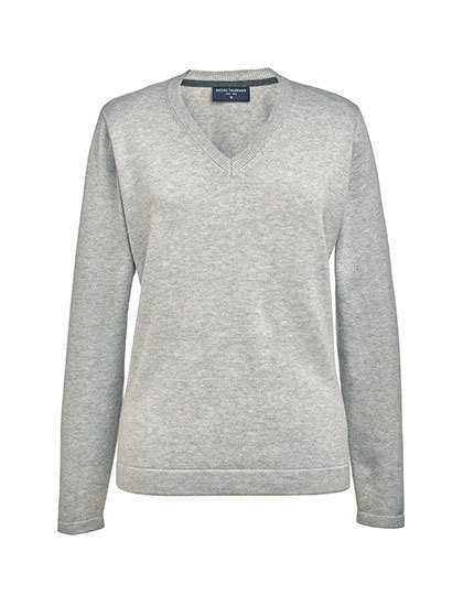 Brook Taverner - Women´s Atlanta V-Neck Jumper - Silver