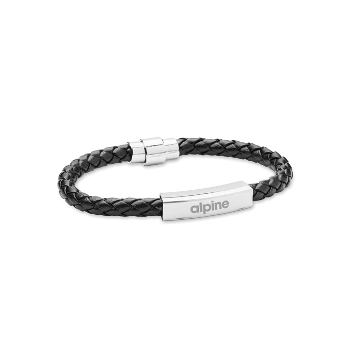 FAULETI - Gevlochten kunstleren armband