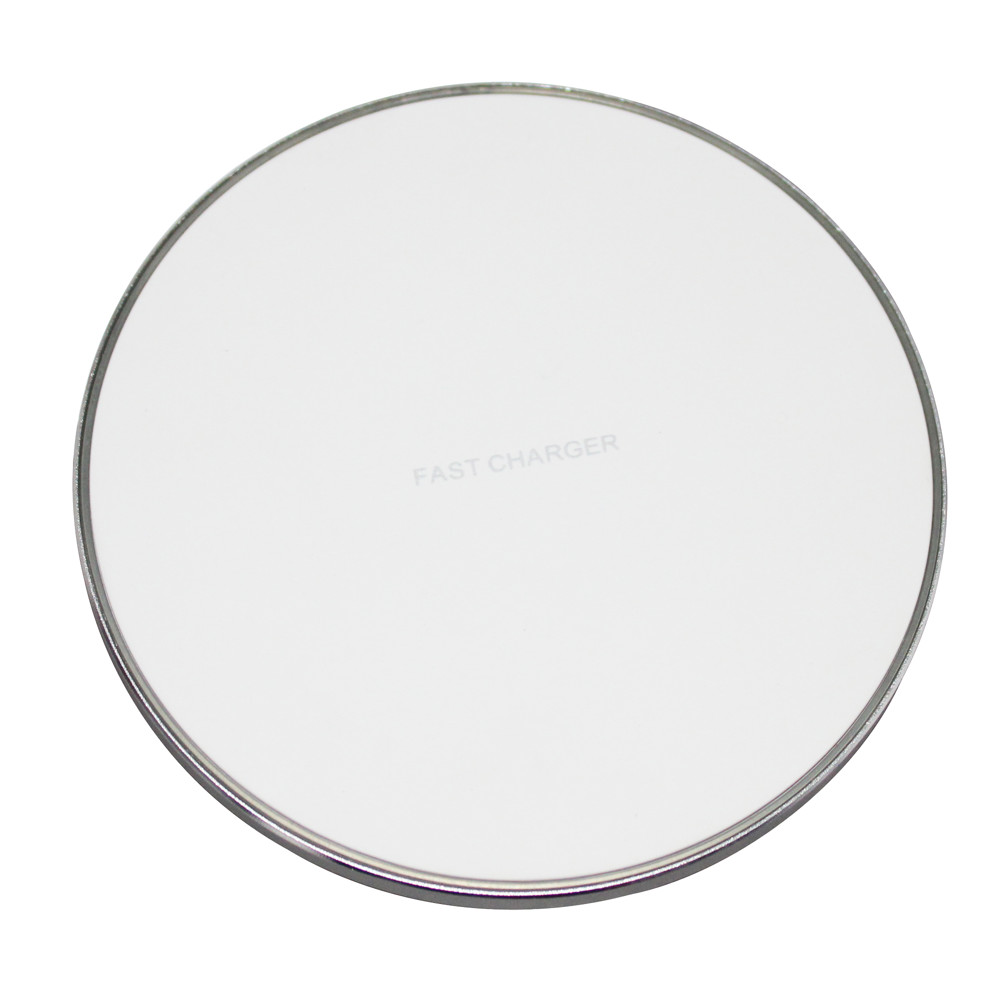 "Wireless Charger Metal 10W" inductielader - Wit
