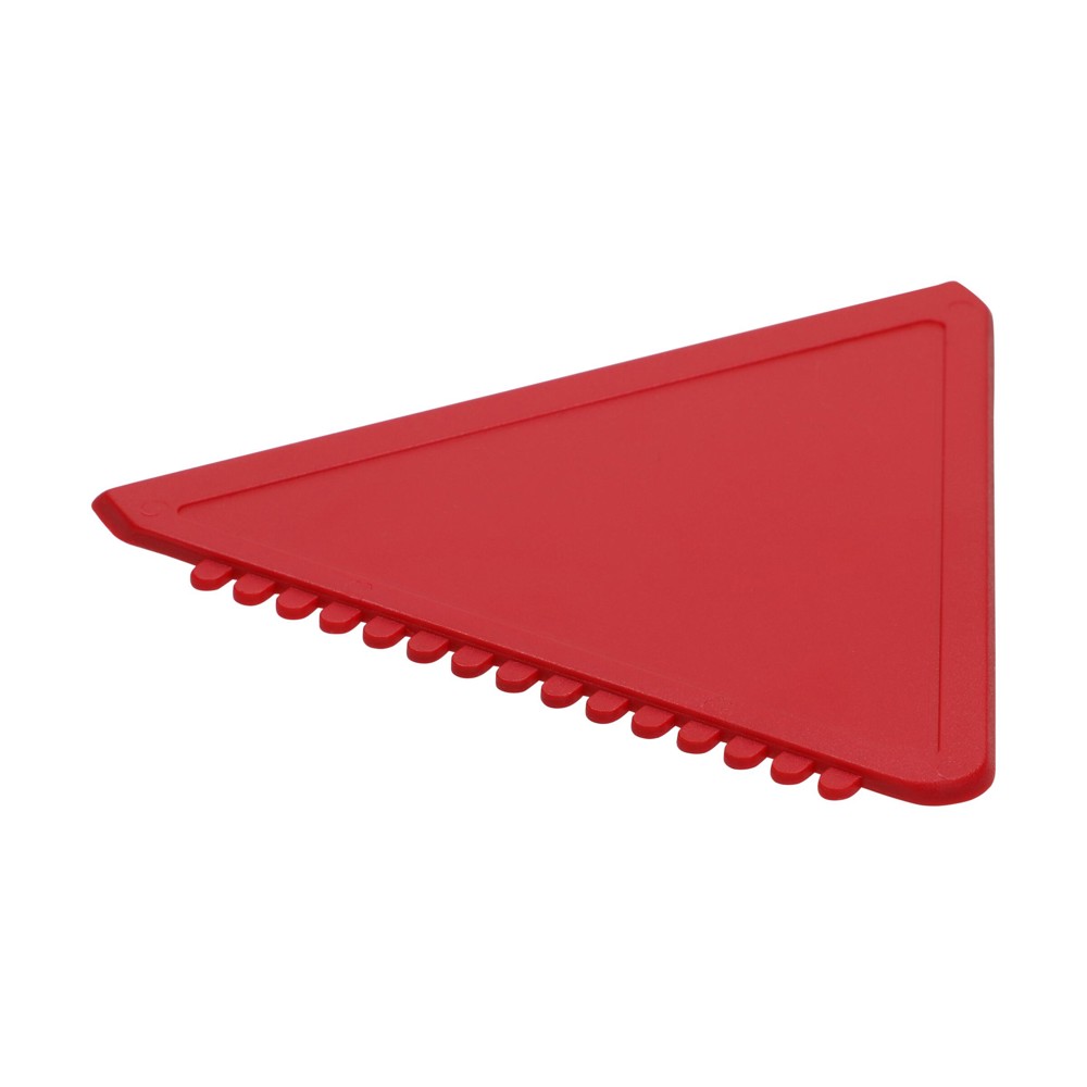 Ijskrabber "Driehoek" - standaard rood