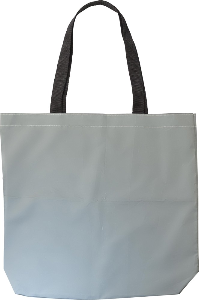 Boodschappentas Jordyn | Polyester 100D | Reflecterend | Lange hengsels - Zilver