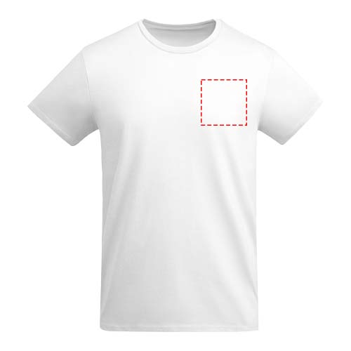Breda 175 g/m² biologisch katoenen herenshirt met korte mouwen