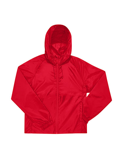 #Reset Lined Windbreaker - red